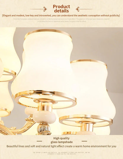DecorBites™ Crystal LED Pendant: Elegant Modern European Living Room Lighting