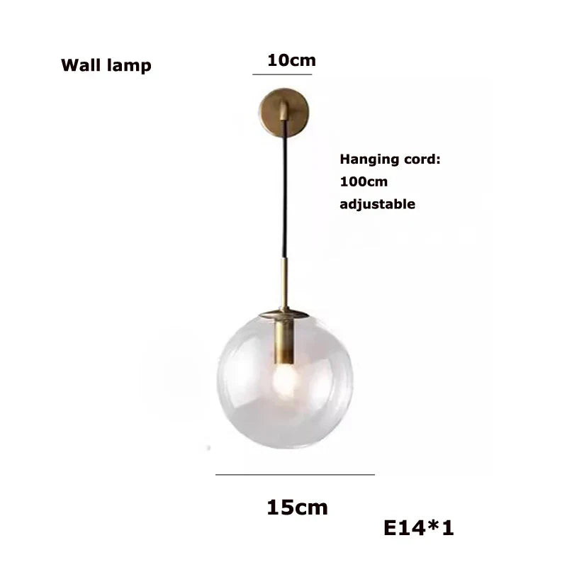 DecorBites™ Clear Glass Bubble G4 LED Dandelion Chandelier - Gold/Silver/Black Hardware