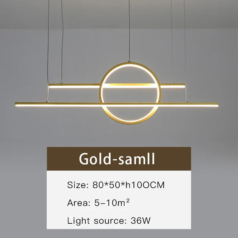 Dimmable LED Black Chandelier