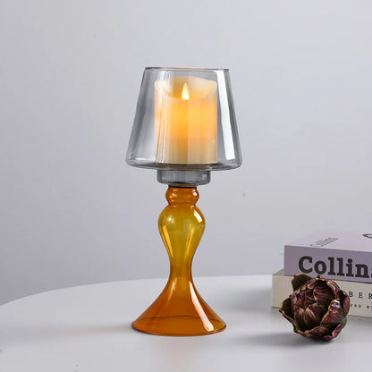 DecorBites™ Geometric Glass Vase Candle Holder Flowerpot Terrarium Home Decor Accessories