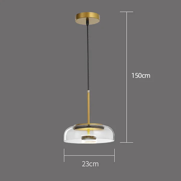 Decorbites™ Glas-Hängeleuchten LED Moderner Esszimmer Nordischer Restaurant-Hängelampe