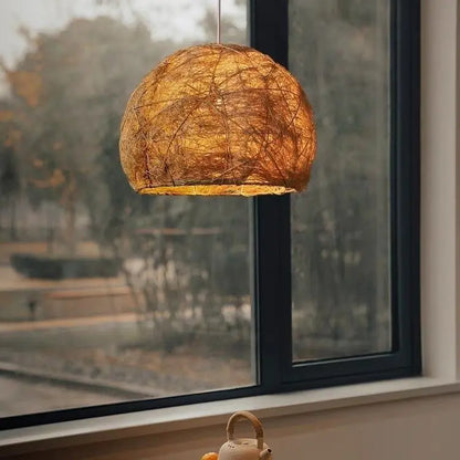 Decorbites™ Handgefertigte Rattan-Bambus-Hängeleuchte für kreative Wohnzimmerbeleuchtung
