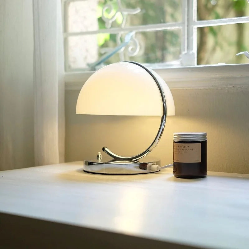 Decorbites™ Glas-Tischleuchte: Nordisch-minimalistisches Retro-Licht für Schlafzimmer, Restaurant oder Bar