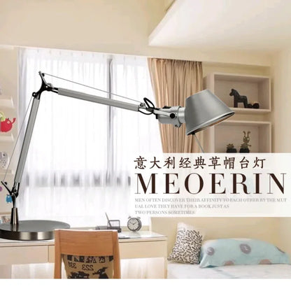 Decorbites™ Doppelarm-Klemm-Tischleuchte Mädchen mit Strohhut Modernes Einfaches Design