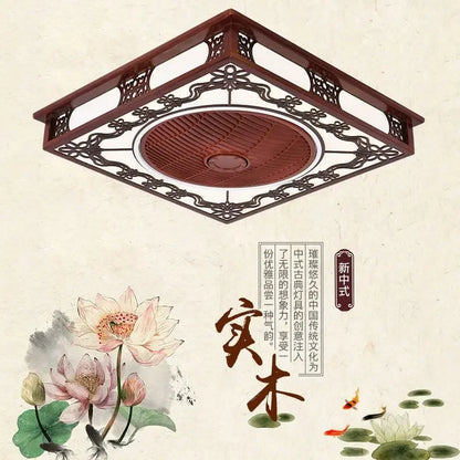 Decorbites™ integrierter unsichtbarer Deckenventilator-Lampen-Kronleuchter für Wohnzimmer, Esszimmer, Schlafzimmer