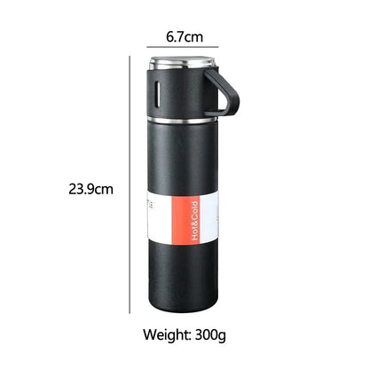 DecorBites™ 500ML Stainless Steel Vacuum Insulated Water Bottle - Ideal for Hot and Cold Drinks
