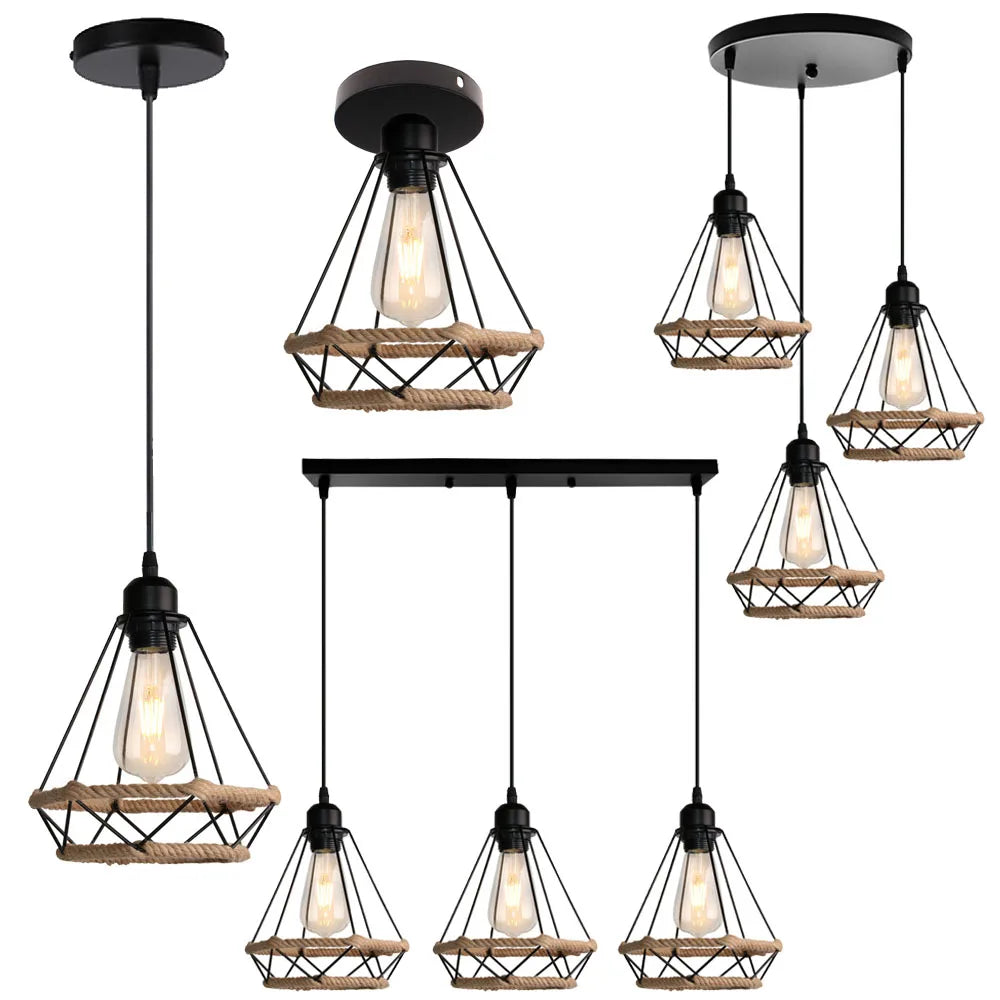 Decorbites™ Industrielle Hängelampe für Küche, Schlafzimmer und Gangbeleuchtung