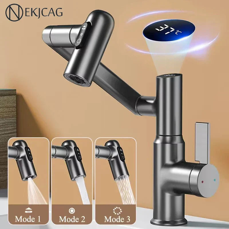 Chrome 360 LED Faucet