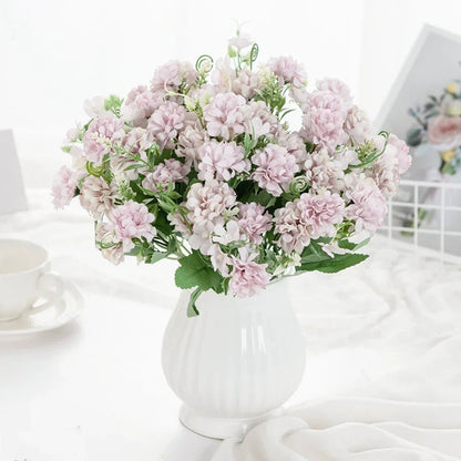 DecorBites™ Hydrangea Bouquet Artificial Flowers Home Decor Wedding Floral Arrangement Bouquet