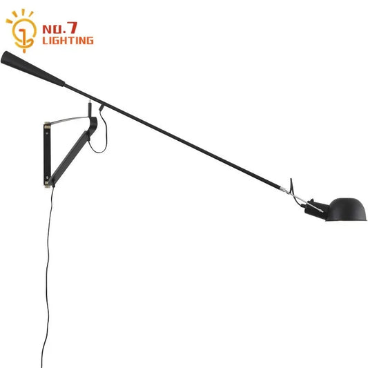 Decorbites™ verstellbare LED-Wandleuchte Schwanenhalsarm moderne Leuchte Schwarz/Weiß für Wohnzimmer