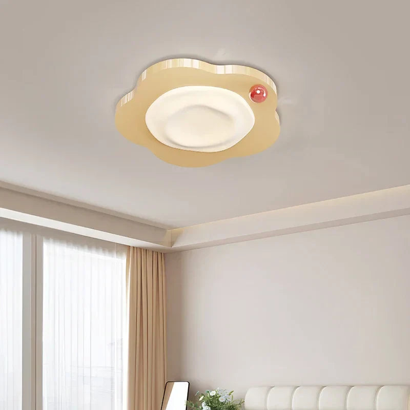 DecorBites™ Cream LED Ceiling Light for Bedroom & Living Room décor