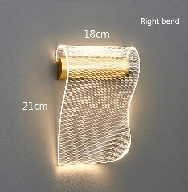 Decorbites™ Himmlische Buch LED Wandlampe - Modernes Acryl-Design für Wohnzimmer und Schlafzimmer