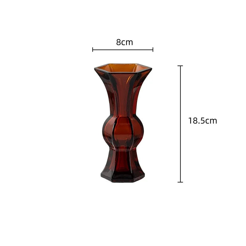 Decorbites™ Grünes Glas Geometrie Vase Hydroponik Terrarium Heimdekoration Zubehör
