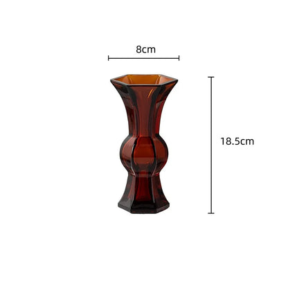 Decorbites™ Grünes Glas Geometrie Vase Hydroponik Terrarium Heimdekoration Zubehör