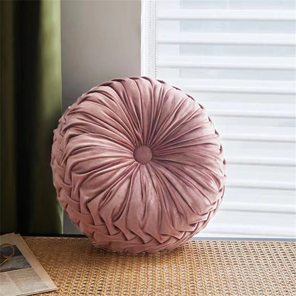 Decorbites™ Niederländisches Samt-Rund-Sitzkissen: Modernes & bequemes Rückenlehnensupport für das Wohnzimmer.