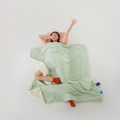 Decorbites™ Eis-Seiden-Kühl-Decke: Doppelseitige Super-Kühl-Decke für einen kühlen Sommer