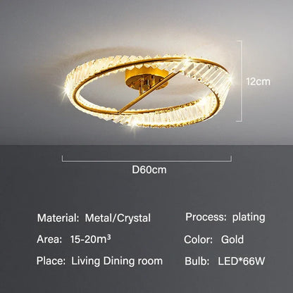 Decorbites™ Crystal-LED-Deckenleuchten: Moderne Luxusbeleuchtung für Küche und Esszimmer