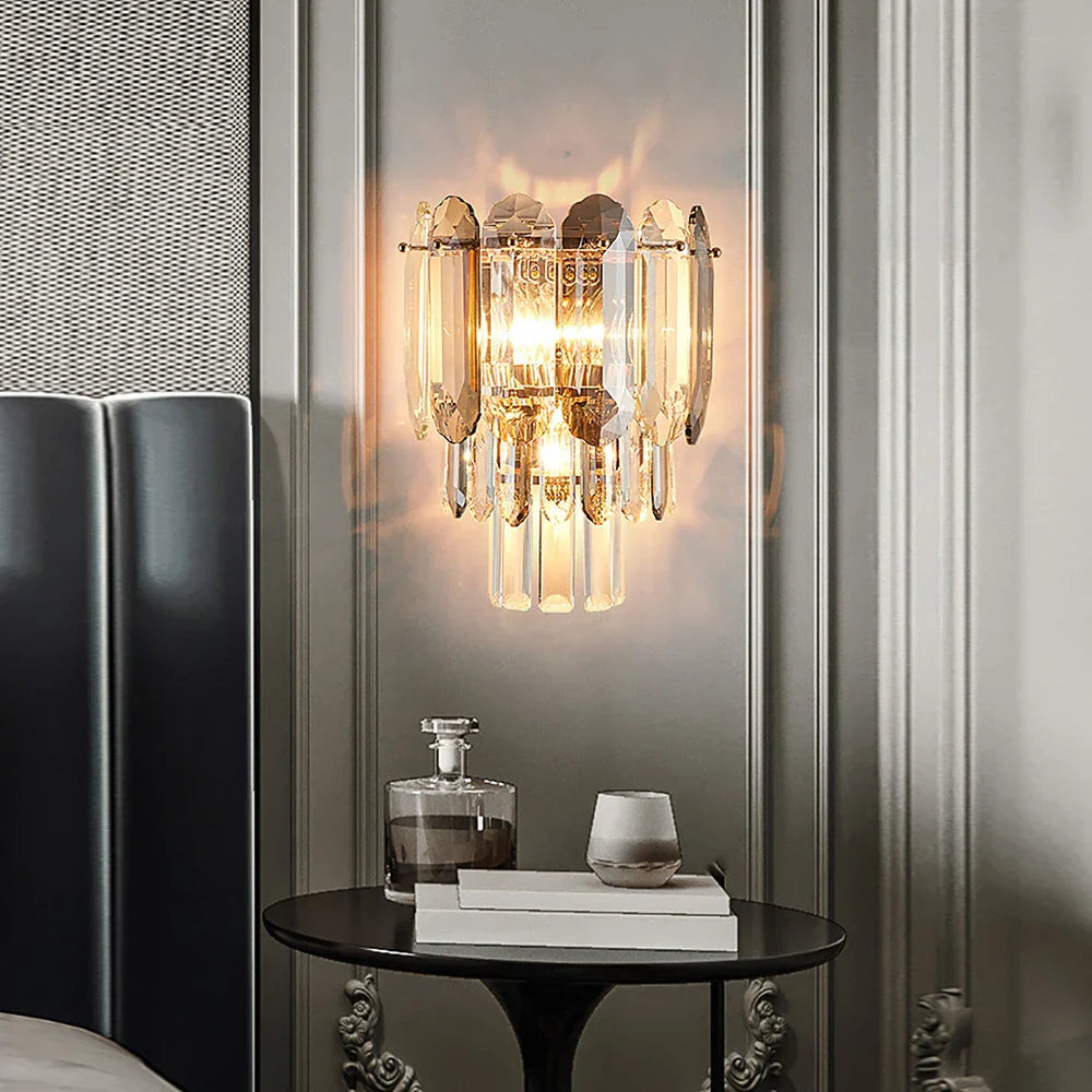 Decorbites™ Crystal-LED-Wandlampe: Minimalistisches Luxuslicht für das Wohnzimmer-TV-Hintergrund