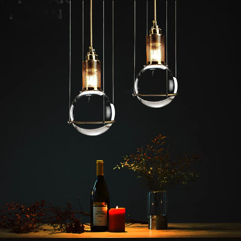 Decorbites™ Kristallkugel-LED-Hängeleuchten – Amerikanisches Design für Innenbeleuchtung