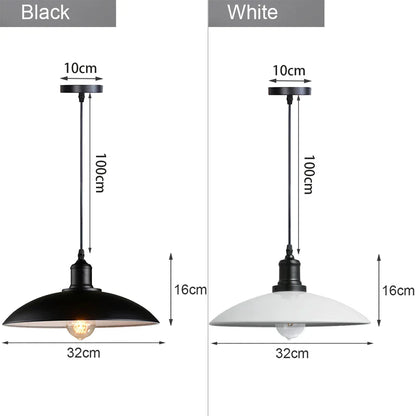 Decorbites™ Industrielle Loft-Hängeleuchte Pendellampe LED Edison Vintage Hängelampe