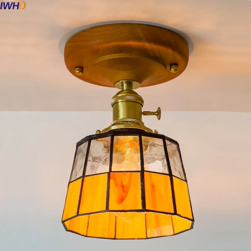 Decorbites™ Glas-Kupfer-LED-Deckenleuchte im modernen Stil für die Heimdekoration und das Restaurant