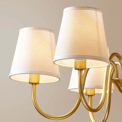 DecorBites™ Copper American Chandelier: Modern Luxury for Living Room, Bedroom, and Restaurant