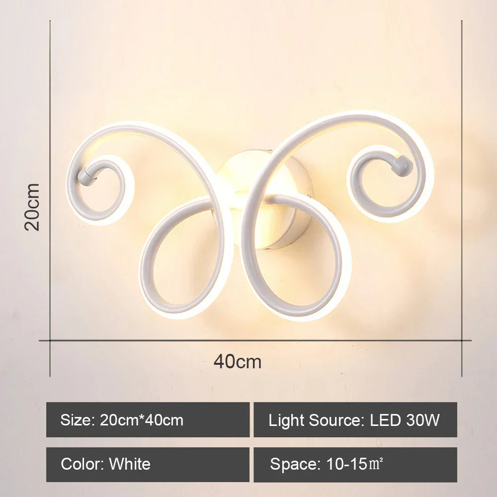 Decorbites™ LED Wandarmatur aus Acryl für Schlafzimmer und Flur, Stil einer Kronleuchter