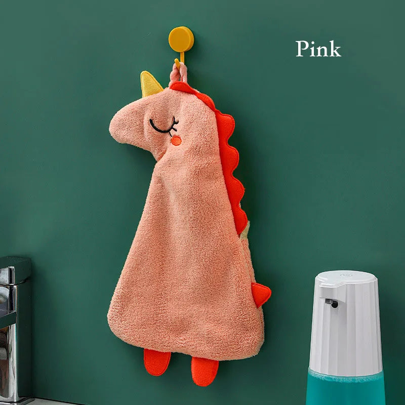 DecorBites™ Double-layer Coral Velvet Hand Towel: Absorbent, Quick Dry, Skin-friendly Kitchen Bathroom Towels