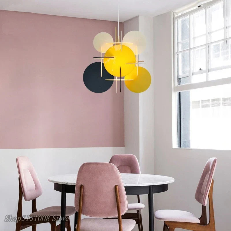 Decorbites™ LED-Akryl-Hängeleuchten: Nordisch kreativer Spleiß, Bunt für Wohnzimmer & Kinderzimmer