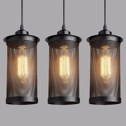 Decorbites™ Industrielles Nordisches Schwarzes Eisenkäfig-Pendant-Licht Loft-Hängelampe
