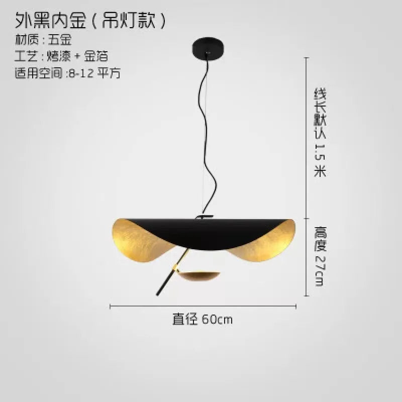 Decorbites™ Gold-Textur LED-Hängeleuchten: Moderne Hängelampen für Wohnzimmer und Schlafzimmer