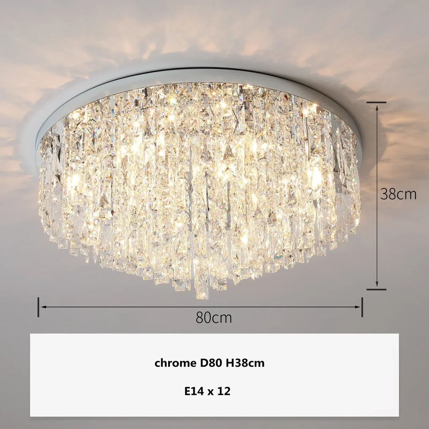 Decorbites™ Kristallstahl LED Deckenleuchter, modernes Art-Deco-Leuchtenobjekt