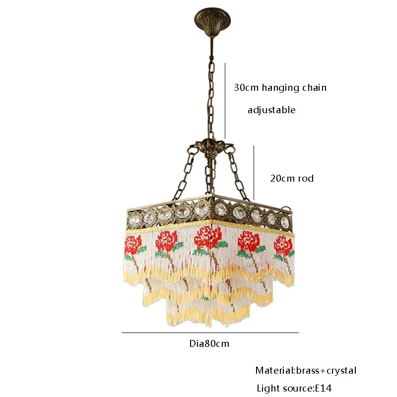 Decorbites™ Französischer Messing-Kristall-Deckenleuchter | Klassische Europäische Hängeleuchten