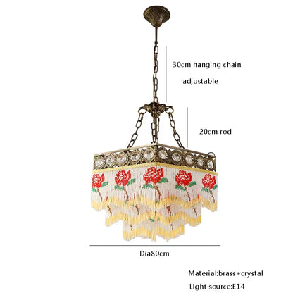 Decorbites™ Französischer Messing-Kristall-Kronleuchter – Klassische europäische Hängeleuchten für Wohnzimmer & Schlafzimmer