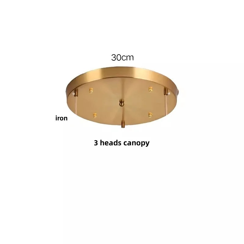 Brass Glass Pendant Light With Clear Shade Dining
