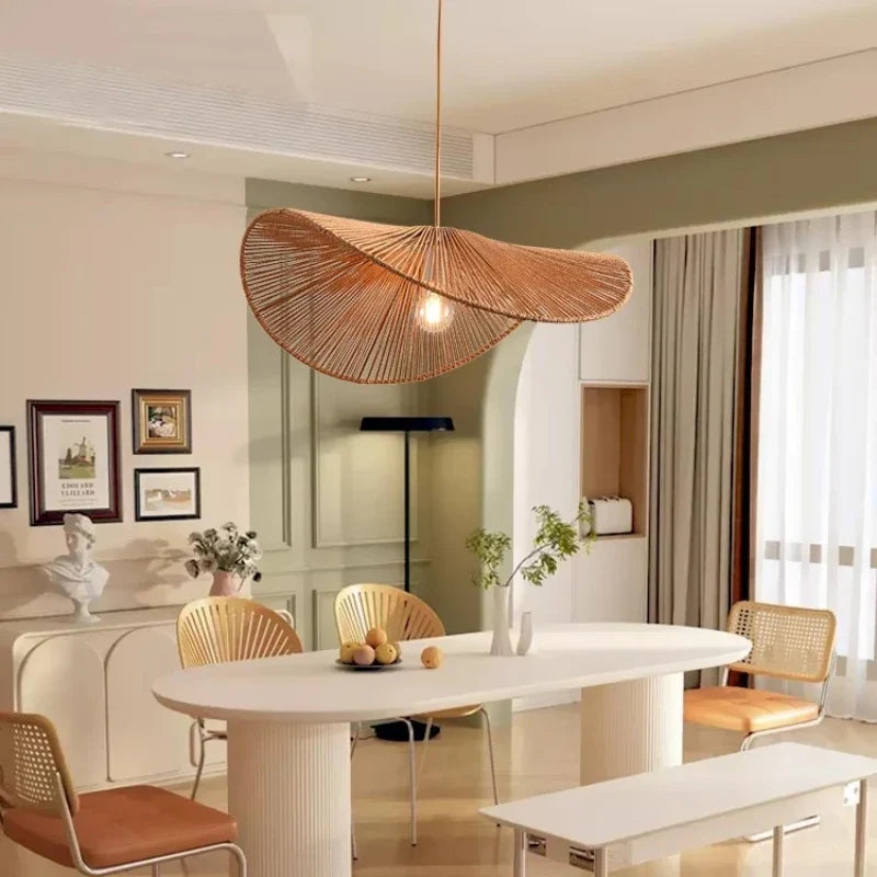 Decorbites™ Hanf-Hängelampen: Wabi Sabi LED-Innenleuchten