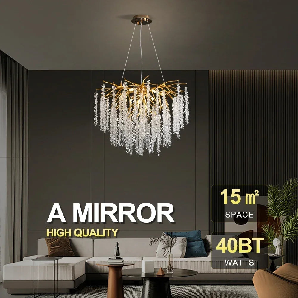 Decorbites™ Kristall-Deckenleuchter für Schlafzimmer und Wohnzimmer