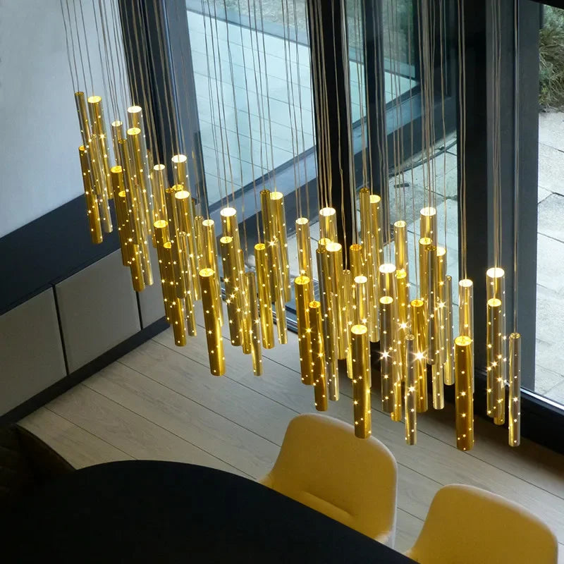 Decorbites™ Gold/Silber LED-Kronleuchter für Beleuchtung in Zuhause, Restaurant und Schönheitssalon