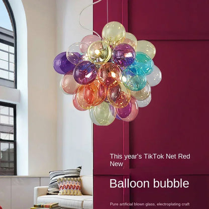 Decorbites™ Glas-Blase-Kronleuchter-Hängeleuchte für Wohnzimmer & Schlafzimmer