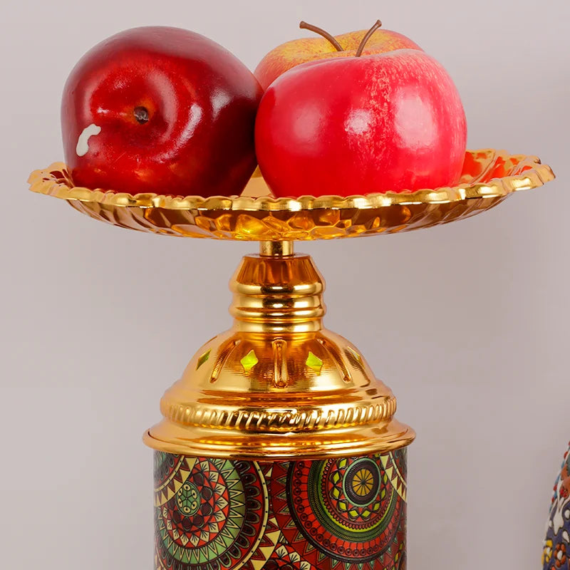 Decorbites™ Obstteller-Schreibtischlampe: Wiederaufladbar, Romantische Nachttischlampe für Wohnzimmer, Schlafzimmer
