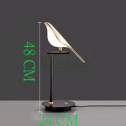 Decorbites™ Crow LED Stehlampen - Nordisch Minimalistisches Elster-Vogel-Tischlicht