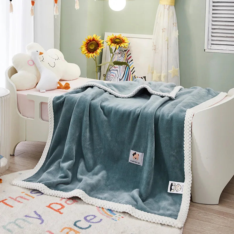 Decorbites™ Kinder-Flanell-Nickerchen-Decke - Leicht & Gemütlich Einzelbettüberwurf