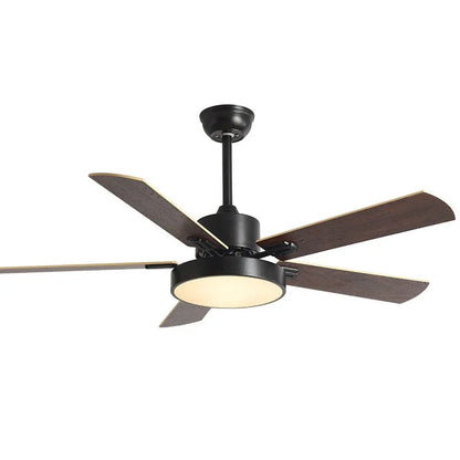 Decorbites™ 56" Holz-LED-Deckenventilator mit reinem Kupfermotor & 5-Blatt-Licht