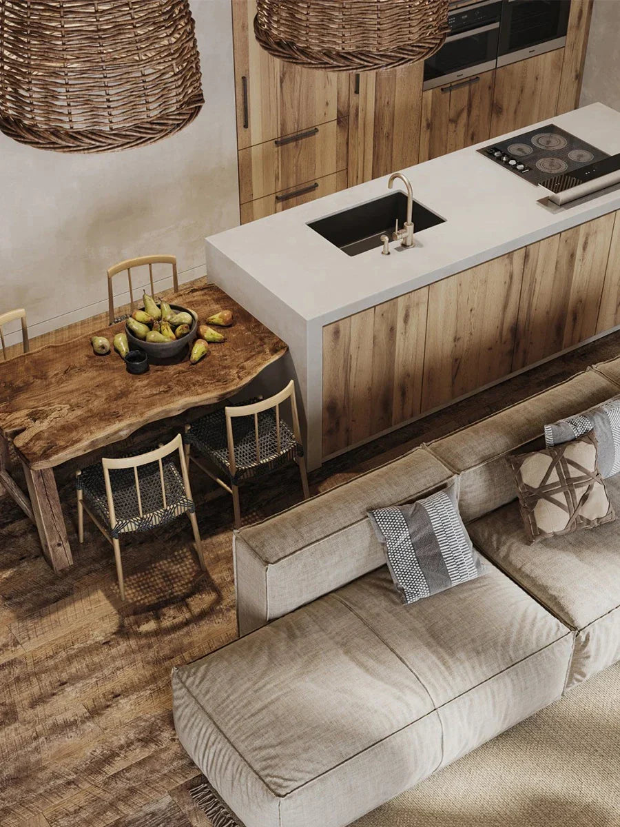 Decorbites™ Handgefertigte Rattan-Küstenresort-Hängeleuchte - Wabi-Sabi-Lebensstil