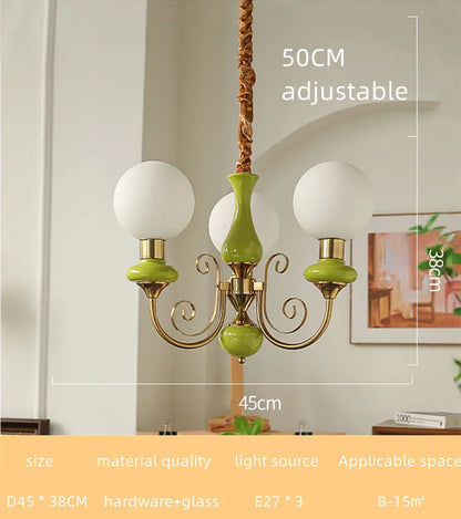DecorBites™ Cream Style LED Chandelier for Bedroom, Living Room, Dining Room