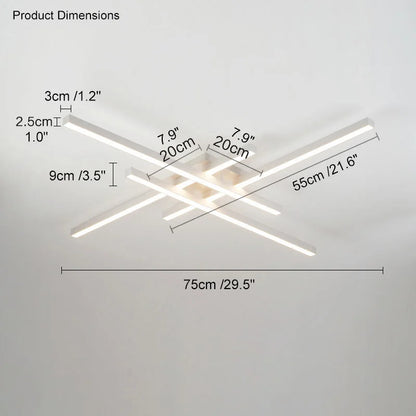 Decorbites™ Schwarze LED-Deckenleuchte Chandelier für das Hauptschlafzimmer und Wohnzimmer, energiesparende Beleuchtung