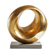 Gold Resin Geometric Figurines