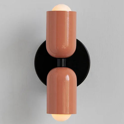 Decorbites™ Sahne Doppelkopf-LED-Wandleuchten | Moderne nordische bunte Lichter für Innenraumdekoration