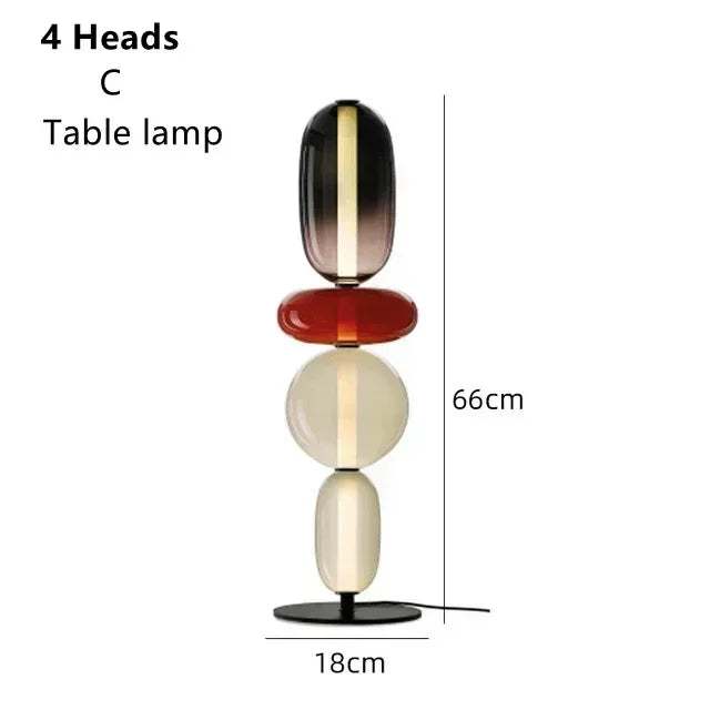 Decorbites™ Glasbodenleuchte LED Tischlampe – Italienisches Design Hohe Qualität