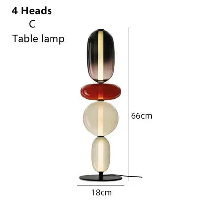 Decorbites™ Glasbodenleuchte LED Tischlampe – Italienisches Design Hohe Qualität